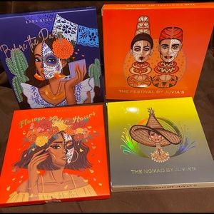 Juvias and kara beauty palettes eyeshadow bundle